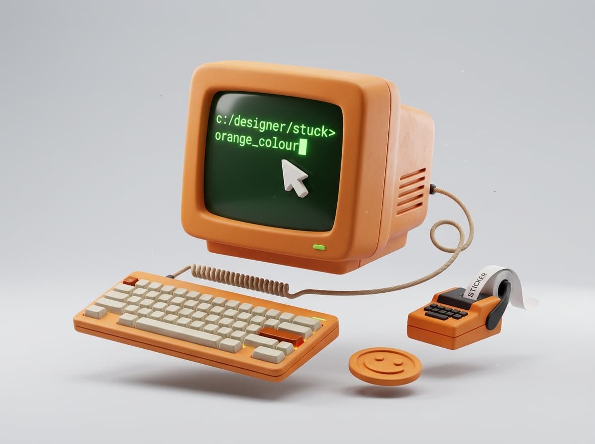 Driven by Motion - 3D Retro Creative Workstation